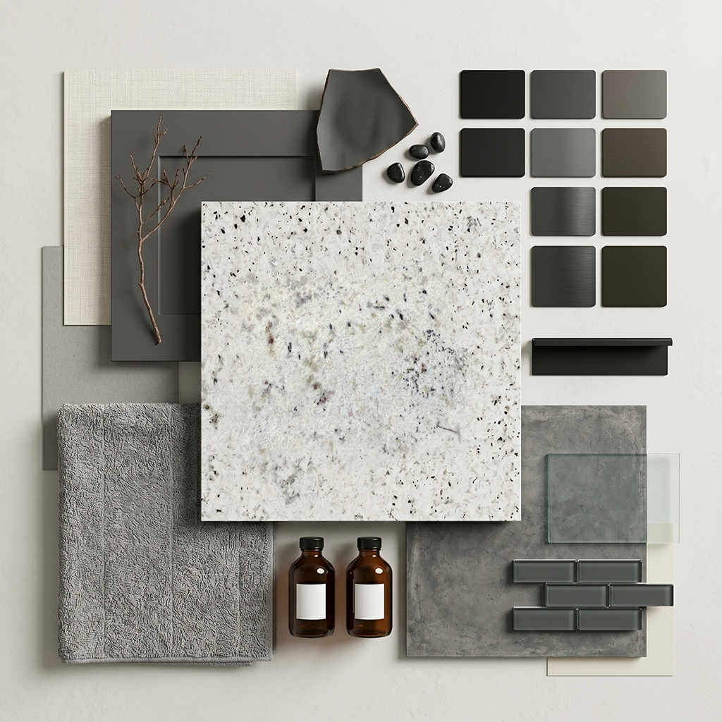 BCS-White Galaxy Granite Slab