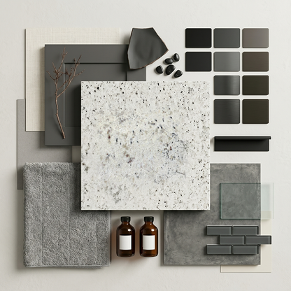 BCS-White Galaxy Granite Slab