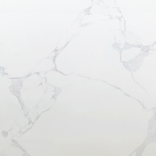 Calacatta Ultra Marble Composite Shower Wall Panel, marble composite wall panel for showers, veined stone look finish