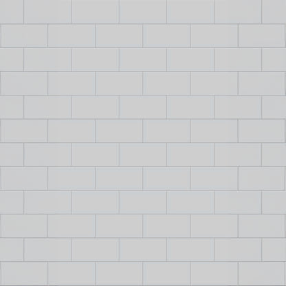 Grey Subway Tile SMC Shower Wall Panel, subway tile look sheet molding compound shower wall cladding
