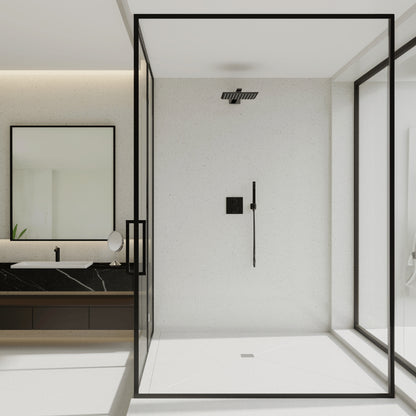 Sparkling White SPC Shower Wall Panel