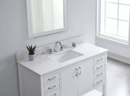 Carrara White Quartz Vanity Top
