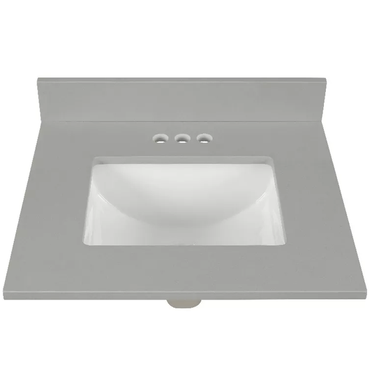 Earth Gray Quartz Vanity Top