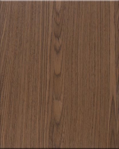 Jasper Walnut European kitchen cabinet door sample in MDF, European frameless full overlay, BX Collection