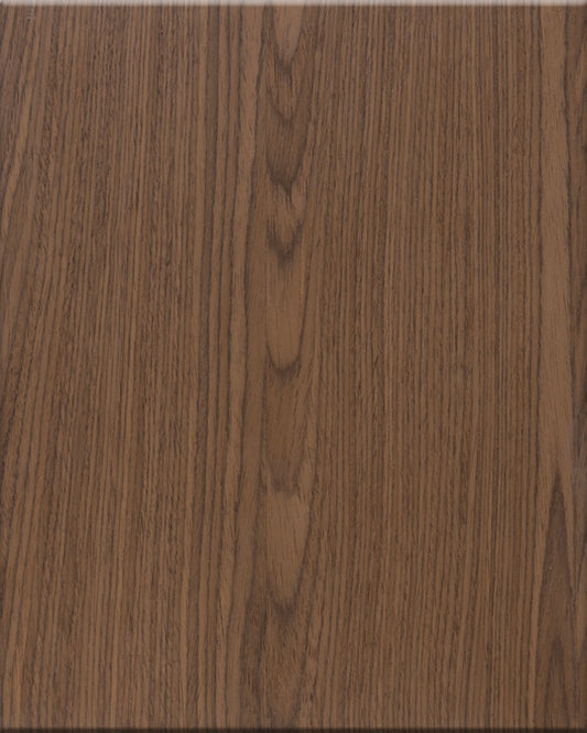 Jasper Walnut European kitchen cabinet door sample in MDF, European frameless full overlay, BX Collection