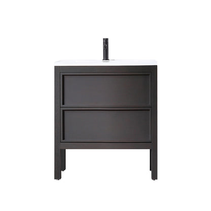 Annecy 24" Freestanding Bathroom Vanity with Reinforced Acrylic Integrated Sink Top