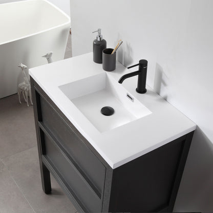 Annecy 24" Freestanding Bathroom Vanity with Reinforced Acrylic Integrated Sink Top