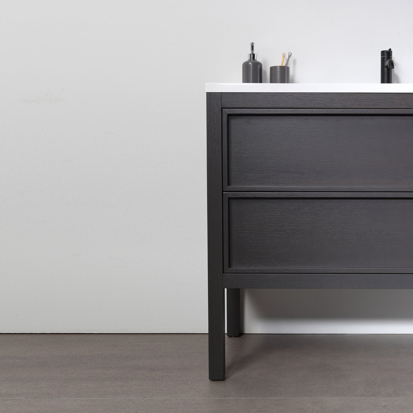 Annecy 36" Freestanding Bathroom Vanity with Reinforced Acrylic Integrated Sink Top