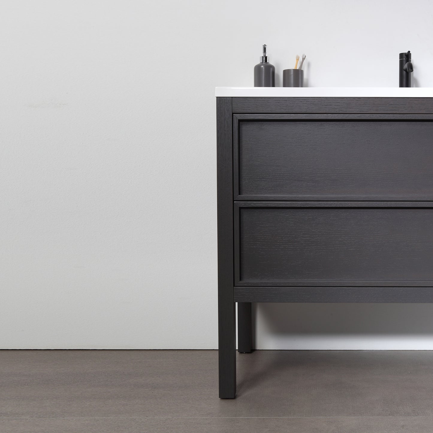 Annecy 48" Freestanding Bathroom Vanity with Reinforced Acrylic Integrated Sink Top