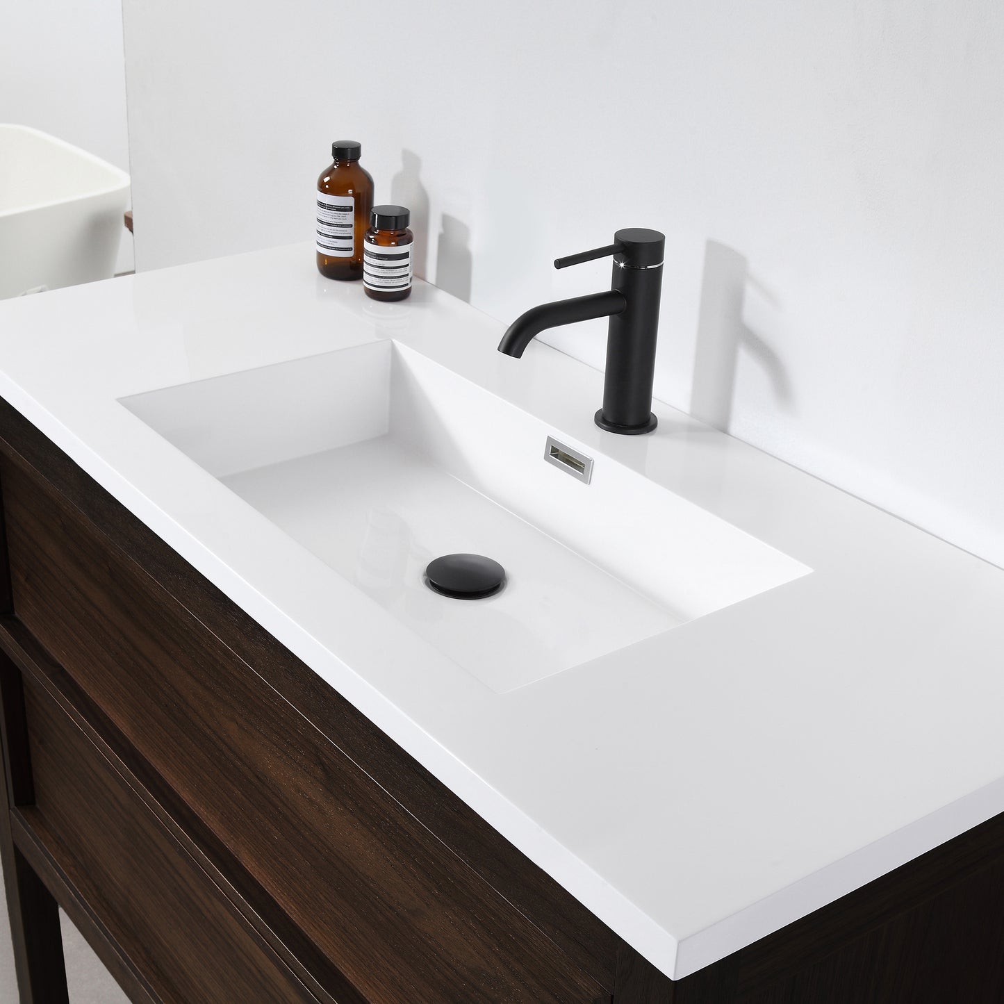 Annecy 48" Freestanding Bathroom Vanity with Reinforced Acrylic Integrated Sink Top