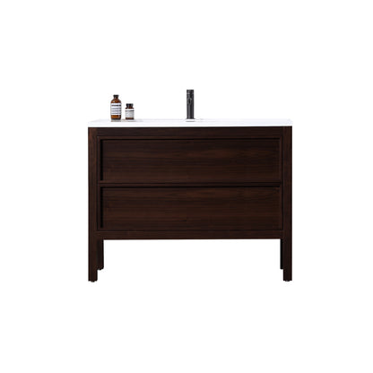 Annecy 48" Freestanding Bathroom Vanity with Reinforced Acrylic Integrated Sink Top
