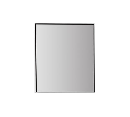 Bergen Medicine Cabinet without Bottom Shelf, Matte Black, 24 Inch