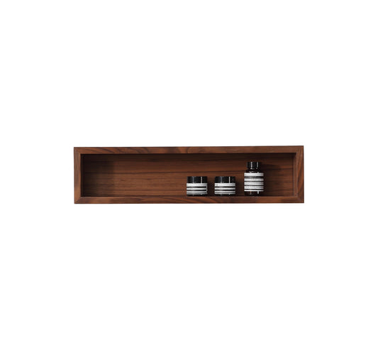 Bergen Wood Shelf, Walnut, 24 Inch