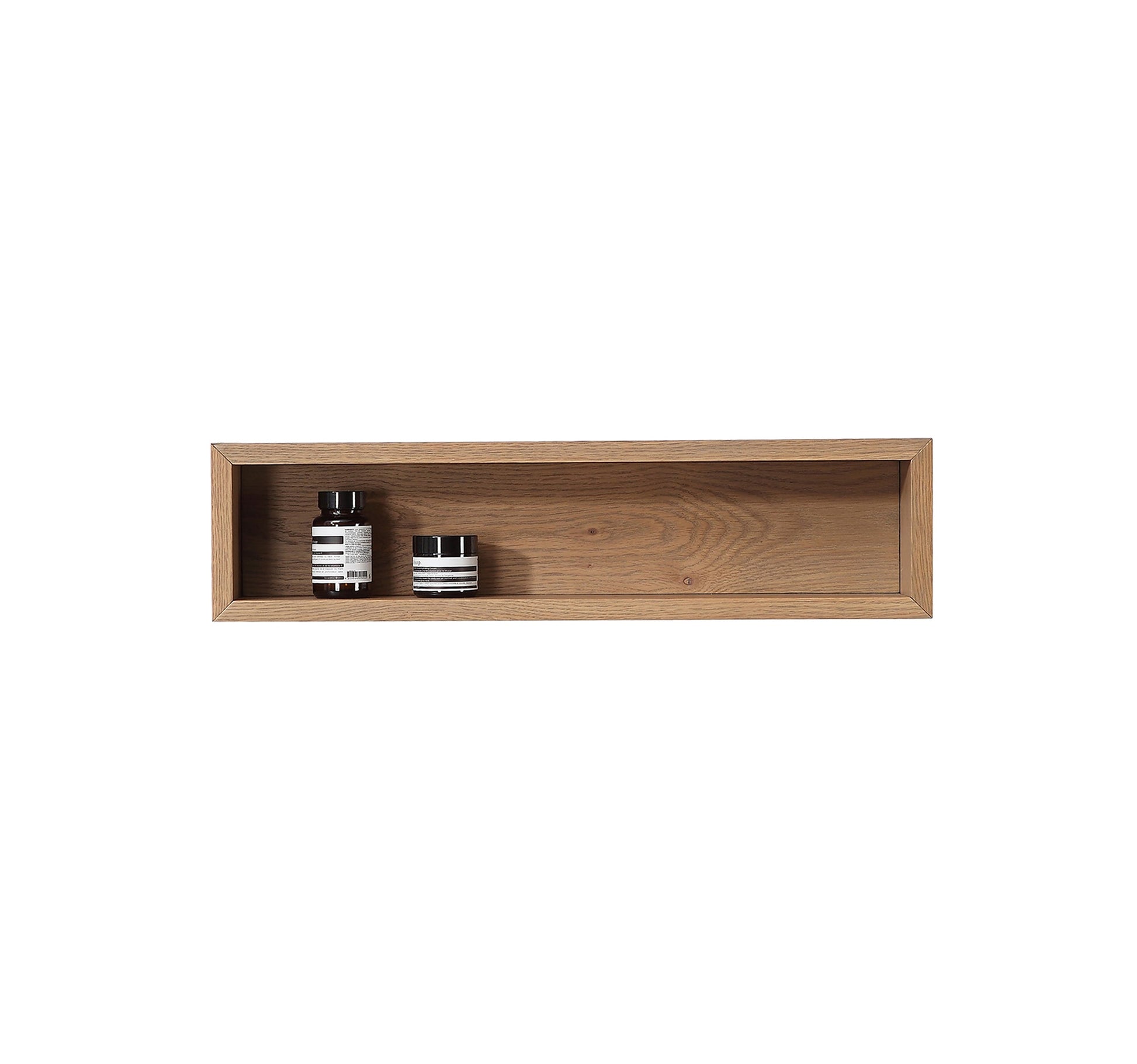 Bergen Wood Shelf, Pecan Oak, 24 Inch