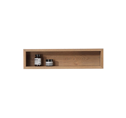Bergen Wood Shelf, Pecan Oak, 24 Inch
