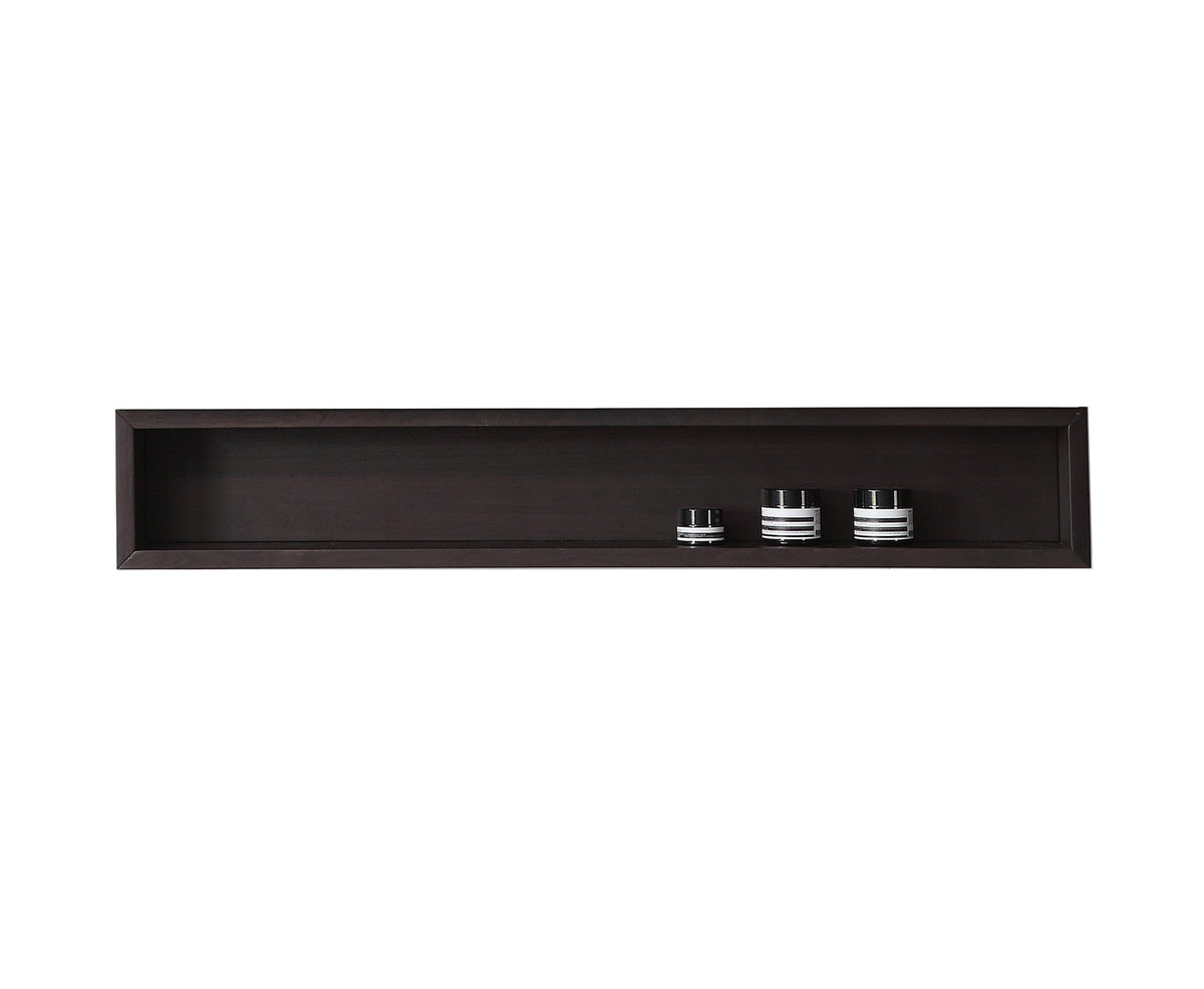 Bergen Wood Shelf, Dark Walnut, 36 Inch