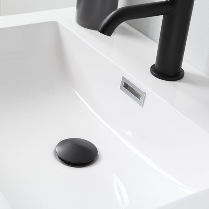 Colmar 24" Wall Mounted Bathroom Vanity with Reinforced Acrylic Integrated Sink Top