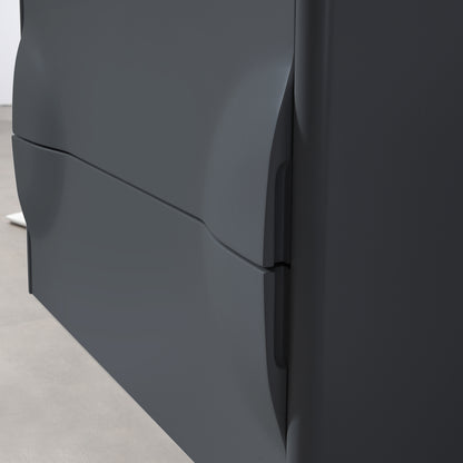 Colmar 30" Wall Mounted Bathroom Vanity with Reinforced Acrylic Integrated Sink Top