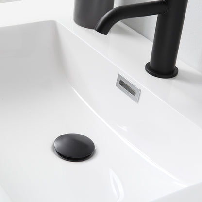 Colmar 30" Wall Mounted Bathroom Vanity with Reinforced Acrylic Integrated Sink Top