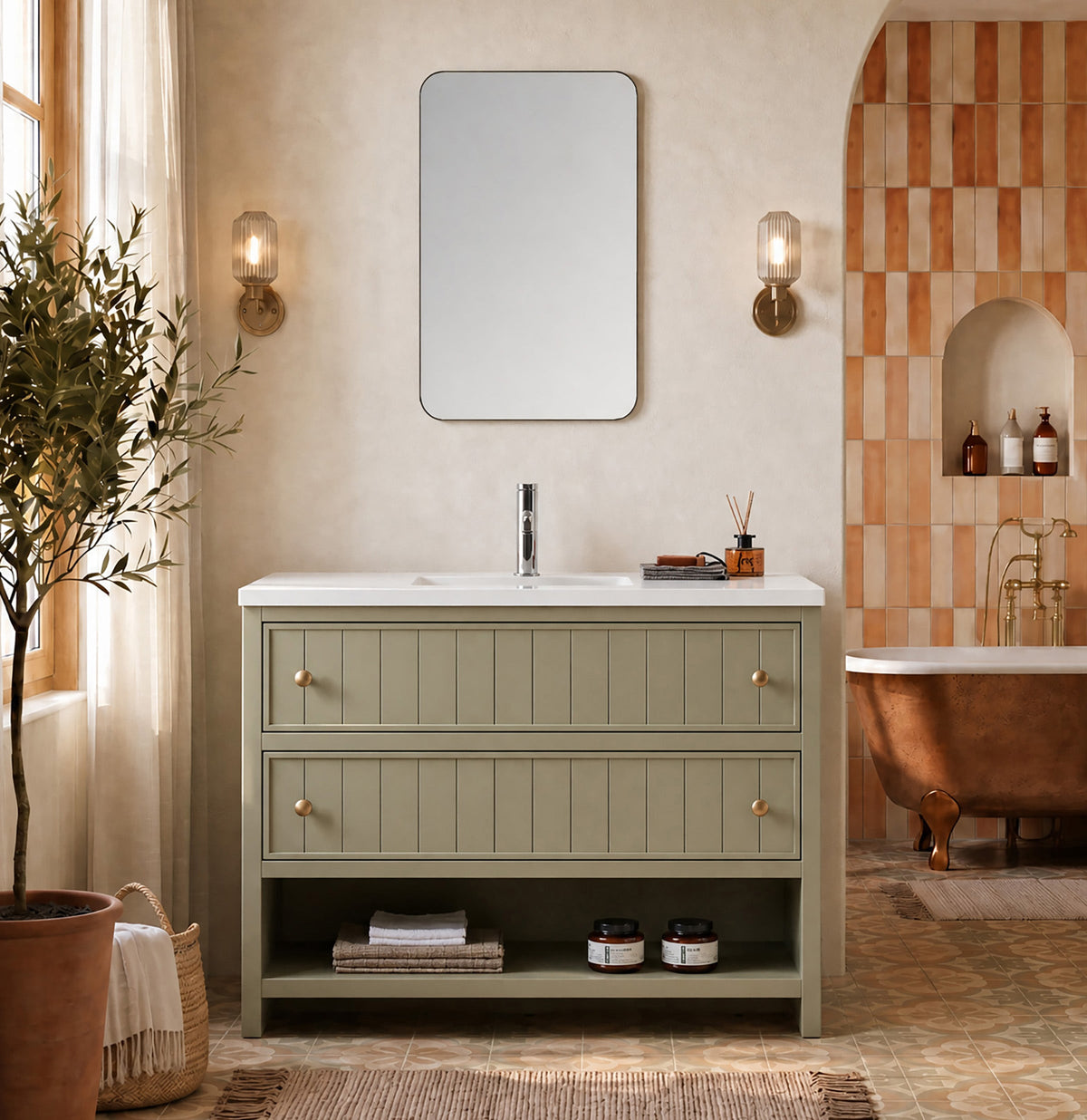 Rennes 48" Vintage Olive
