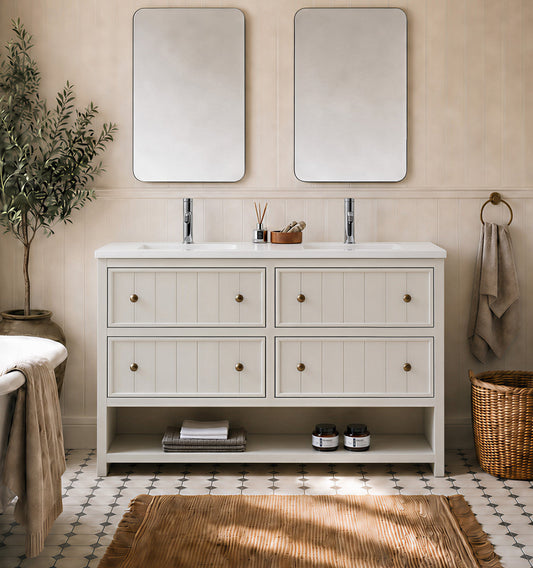 Rennes 60" Cream White
