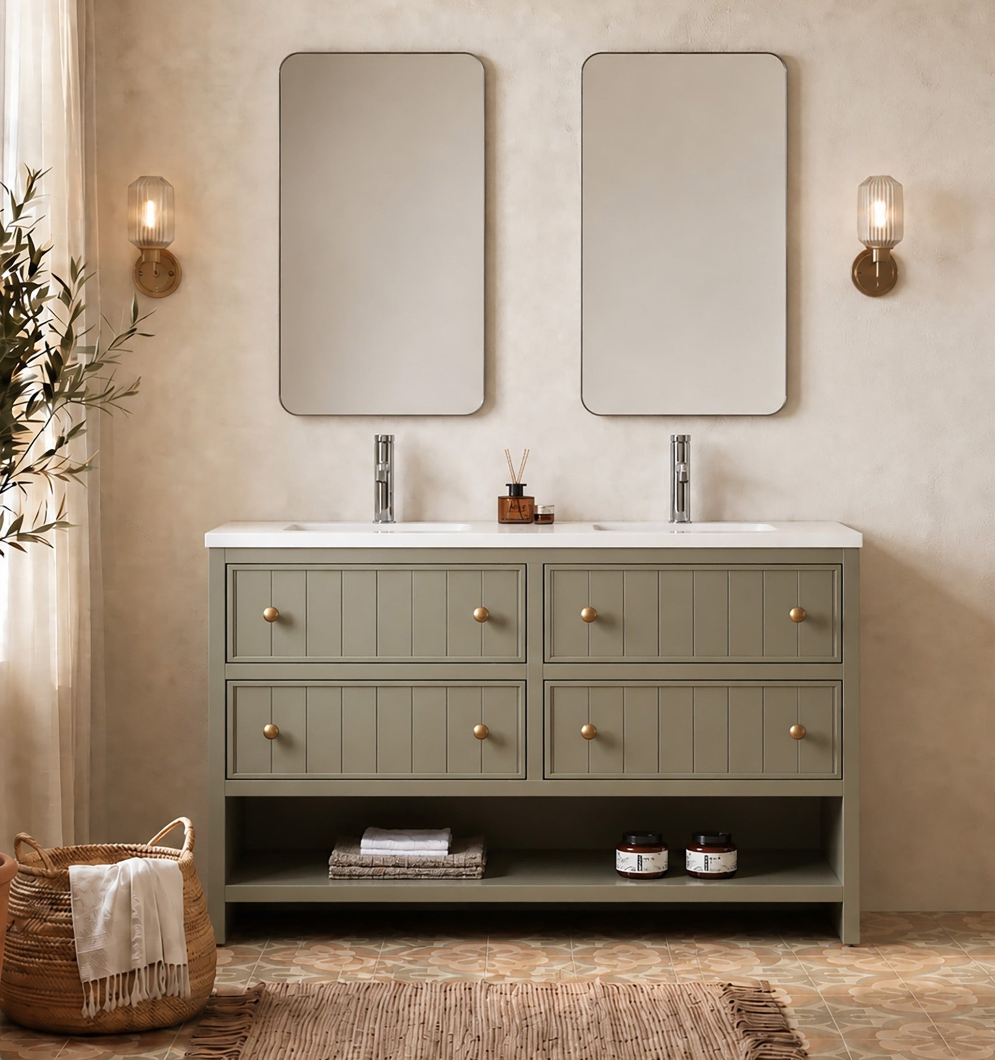 Rennes 60" Vintage Olive