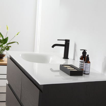 Rothenburg 42" Freestanding Bathroom Vanity with Premium Grade ATH Matte Solid Surface Integrated Sink Top