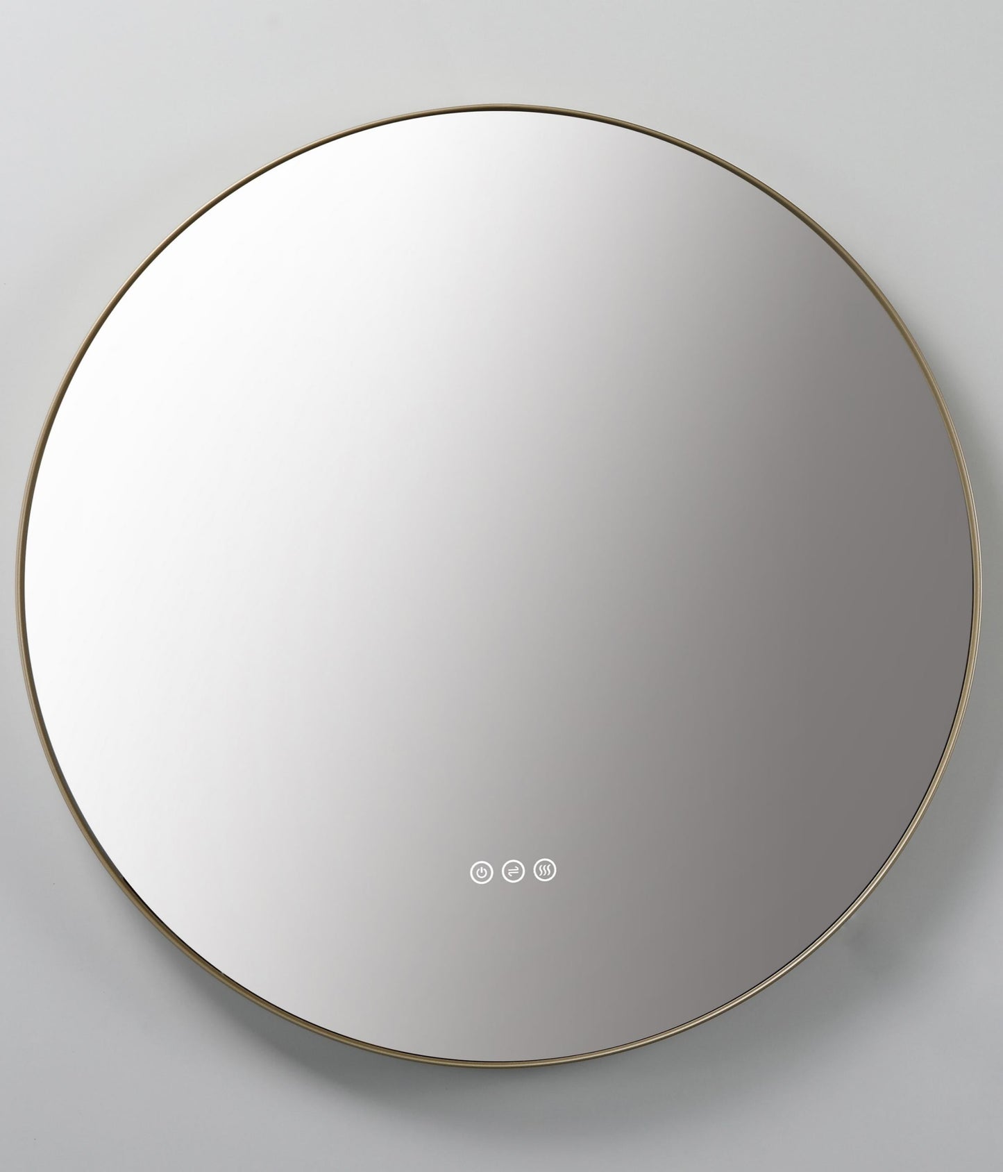 Shell Mirror 36" / Dark Gold / LED