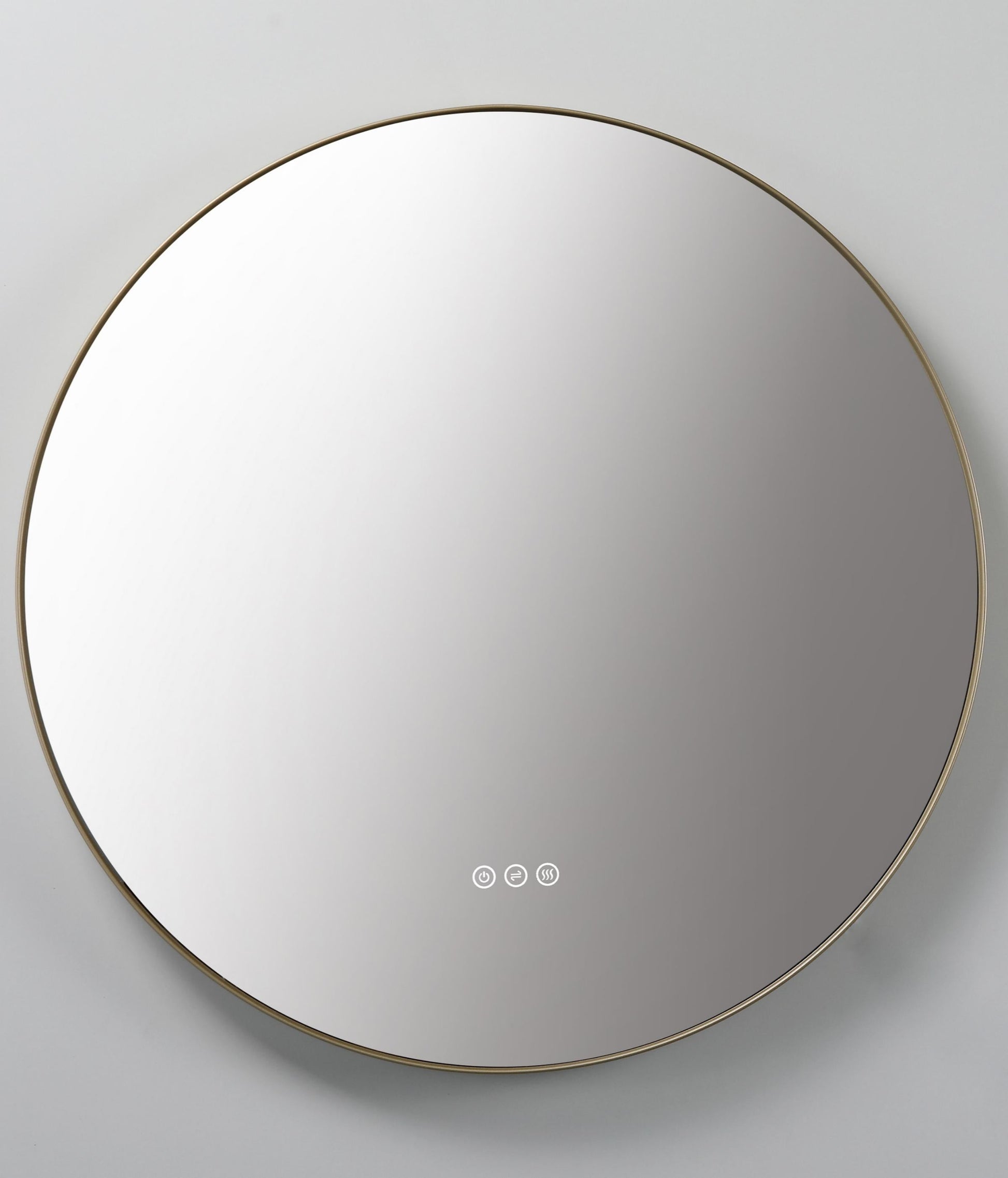 Shell Mirror 36" / Dark Gold / LED