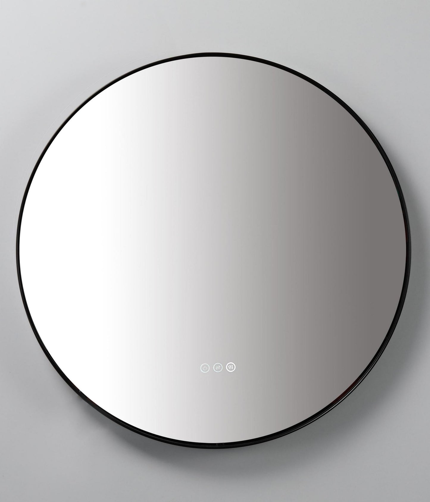 Shell Mirror 36" / Matte Black / LED