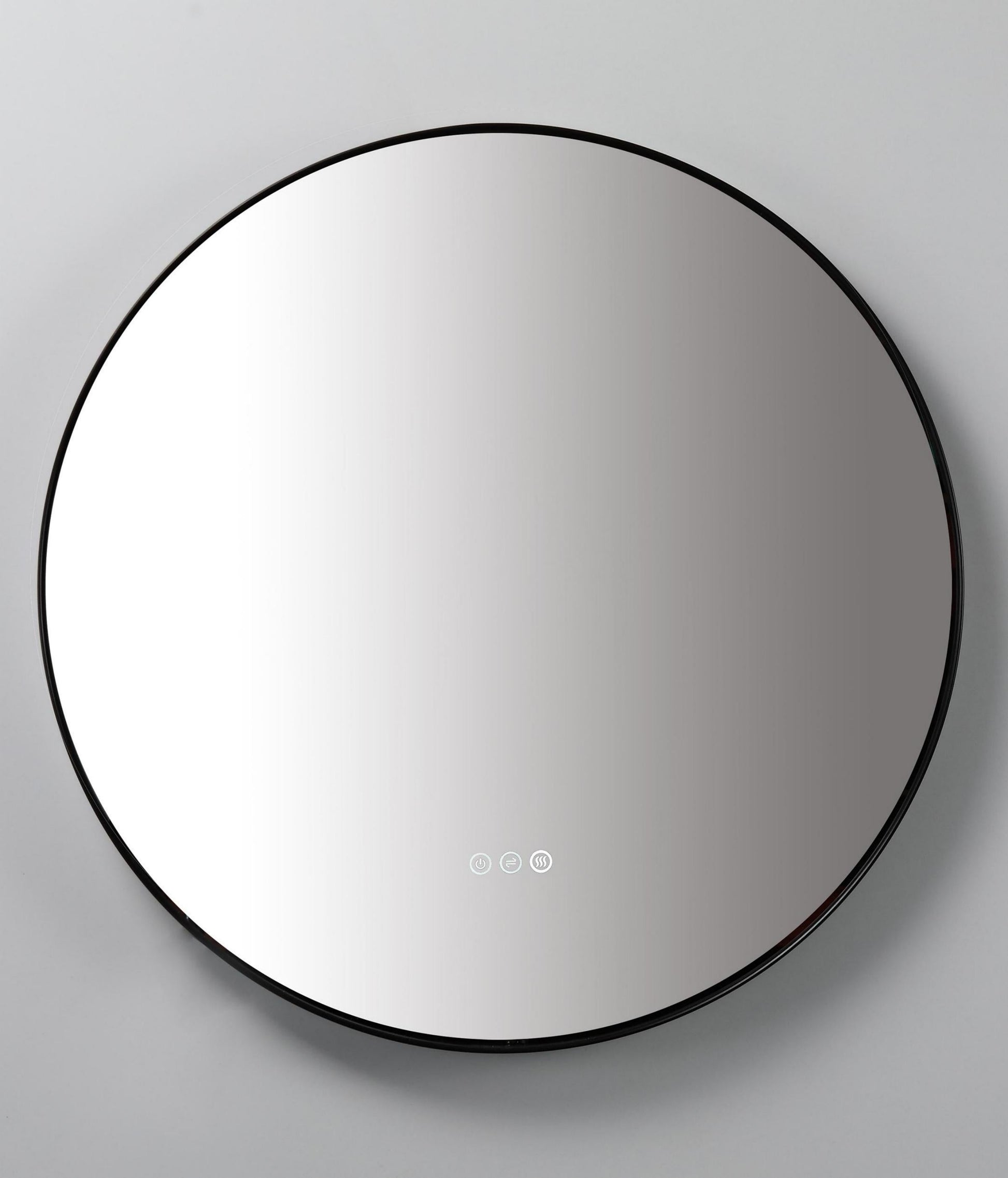 Shell Mirror 36" / Matte Black / LED