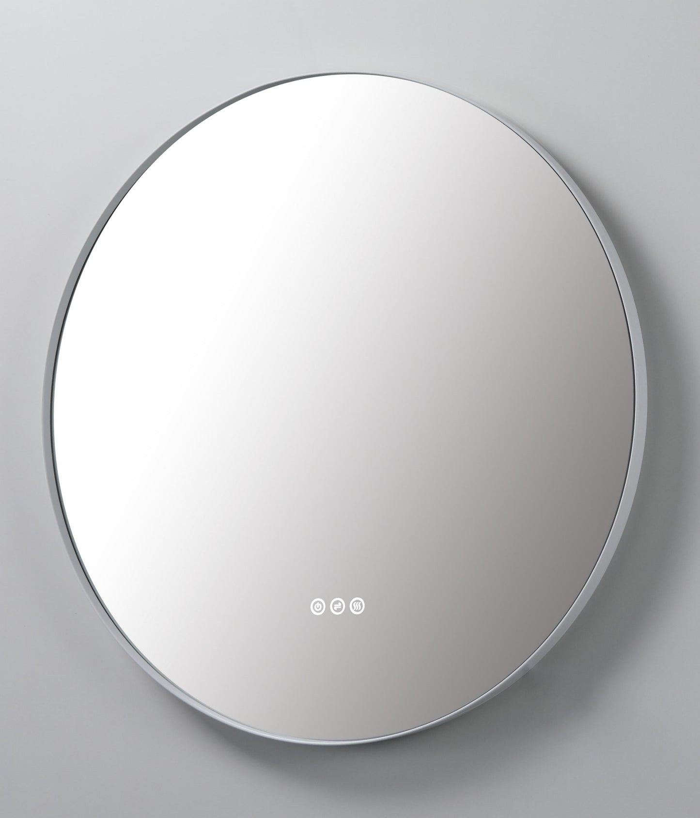 Shell Mirror 36" / Matte White / LED