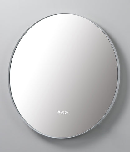 Shell Mirror 36" / Matte White / LED
