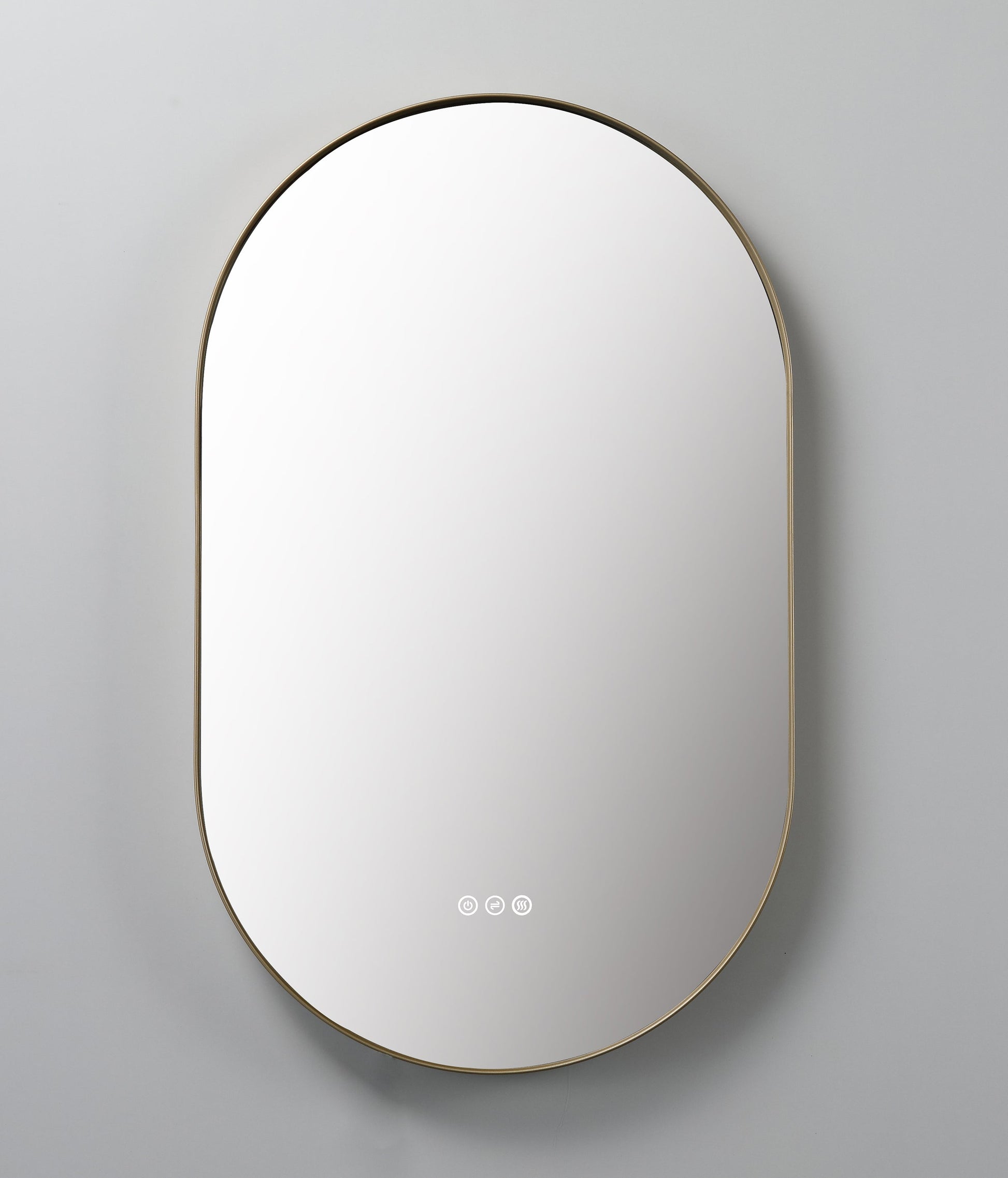 Shell Mirror 24" / Dark Gold / LED