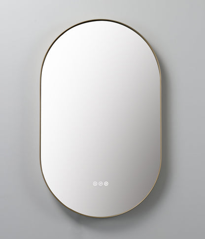 Shell Mirror 24" / Dark Gold / LED