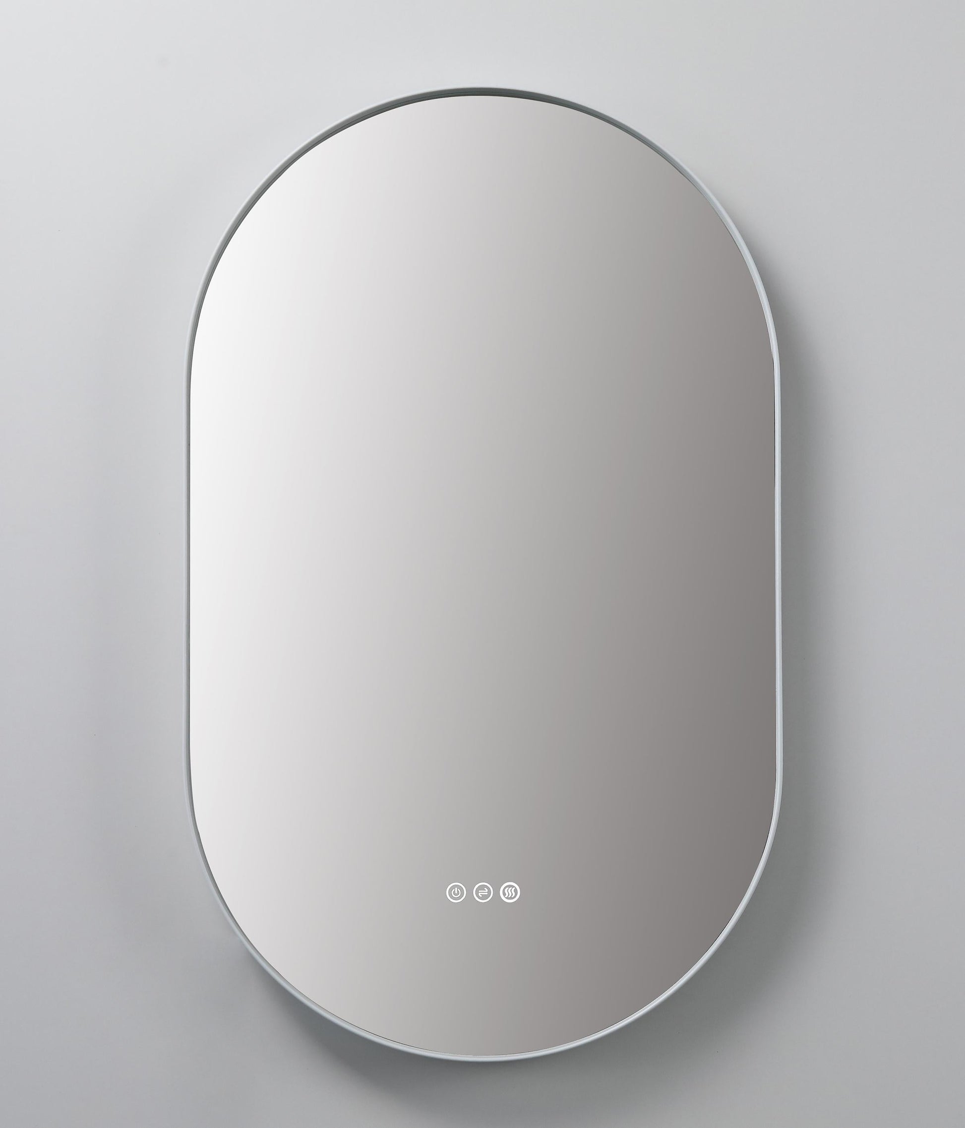 Shell Mirror 24" / Matte White / LED