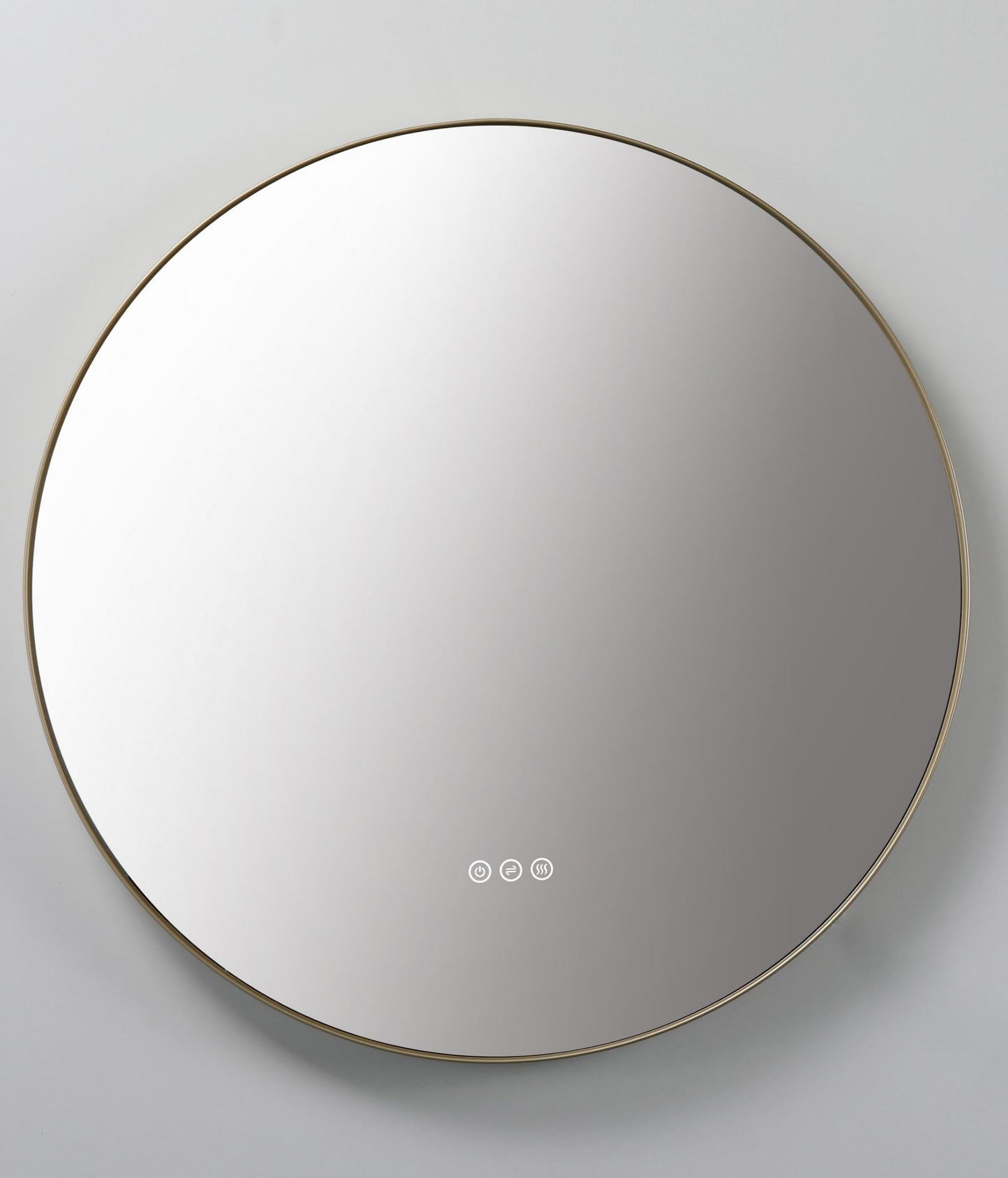 Shell Mirror 30" / Dark Gold / LED