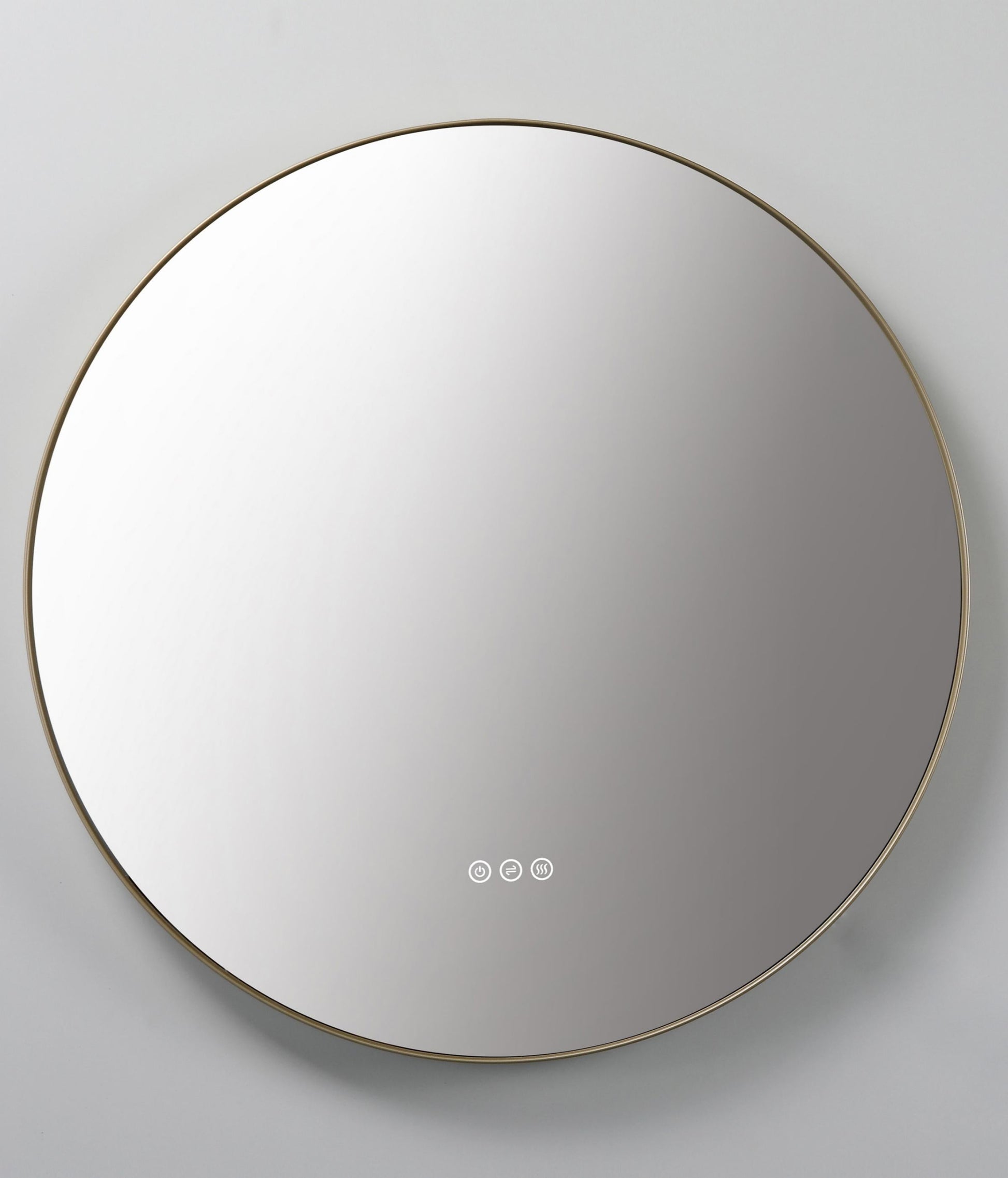 Shell Mirror 30" / Dark Gold / LED