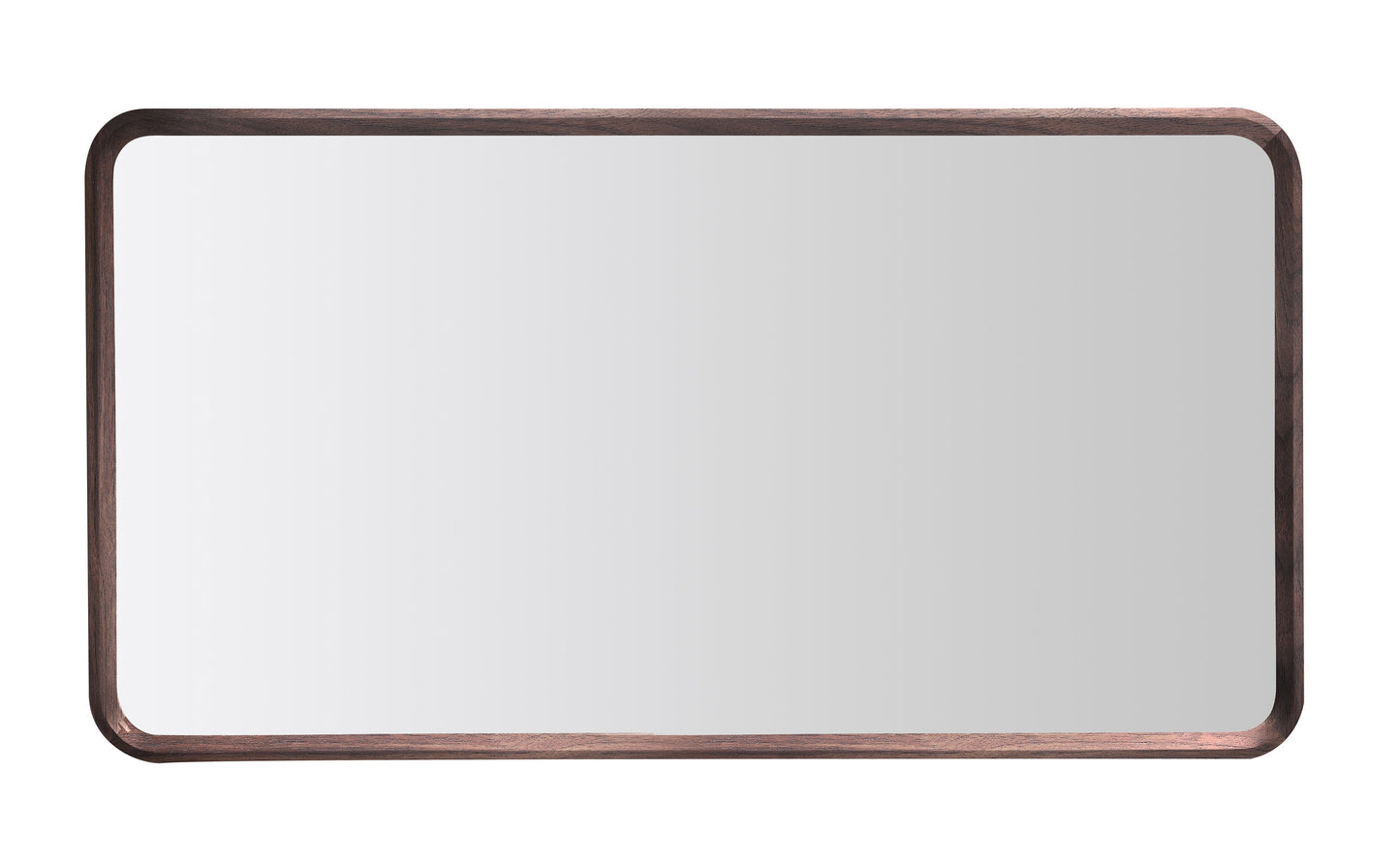Vela Mirror, Dark Walnut, 55 inch