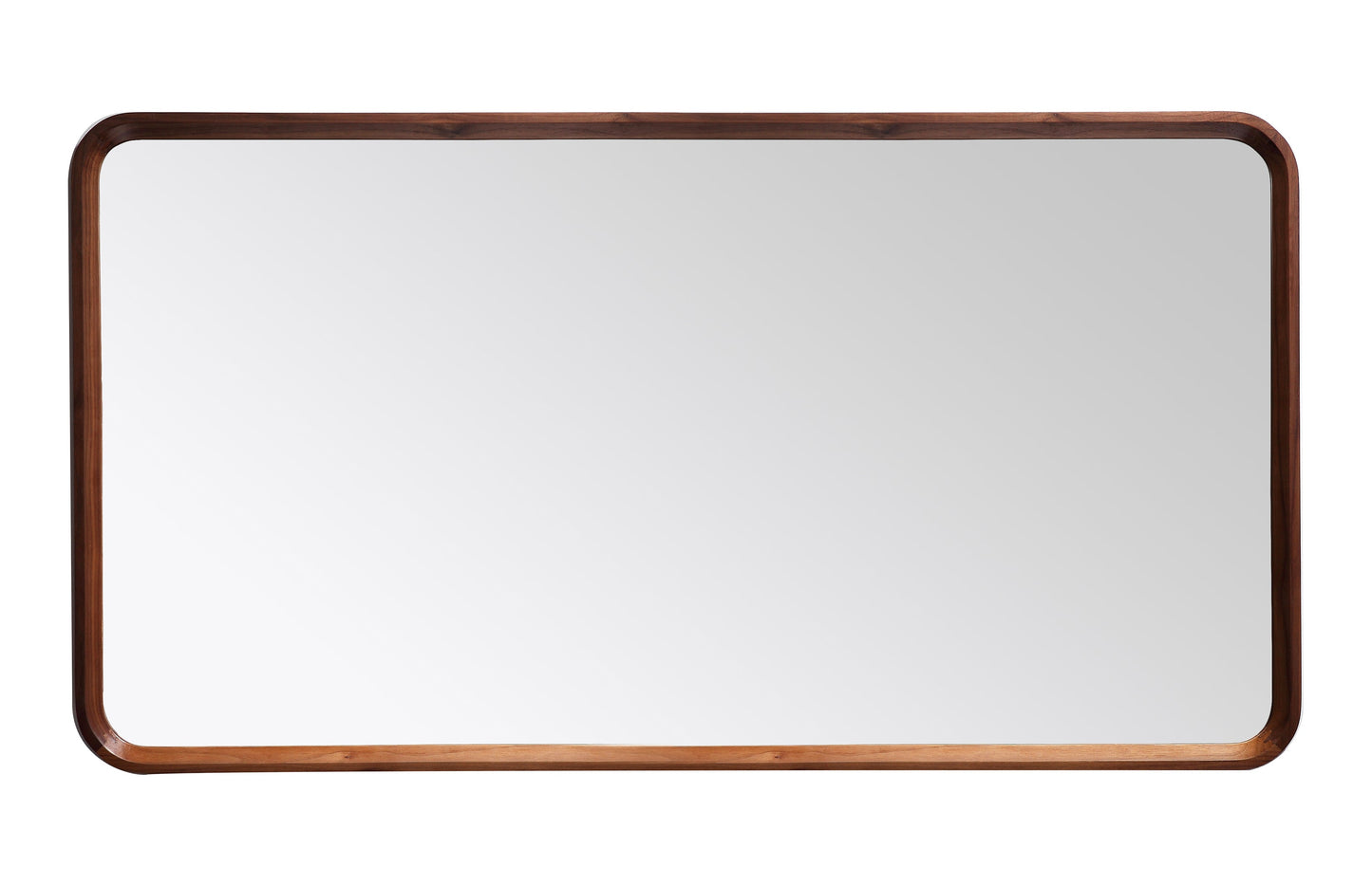 Vela Mirror, Walnut, 55 inch