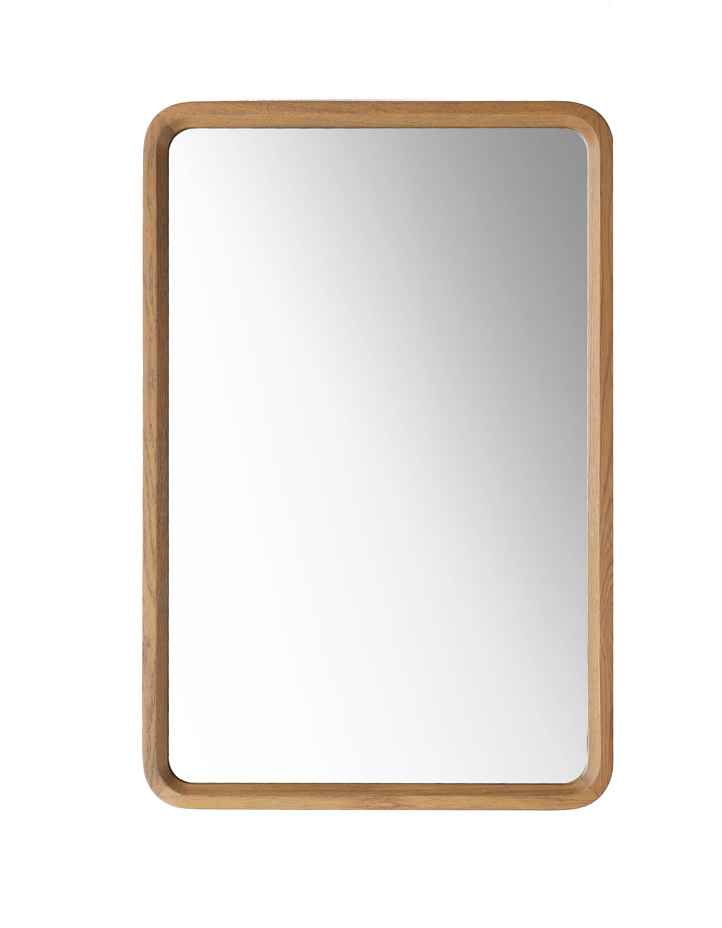Vela Framed Mirror 24" / Pecan Oak