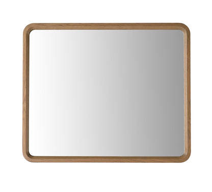 Vela Framed Mirror 36" / Pecan Oak