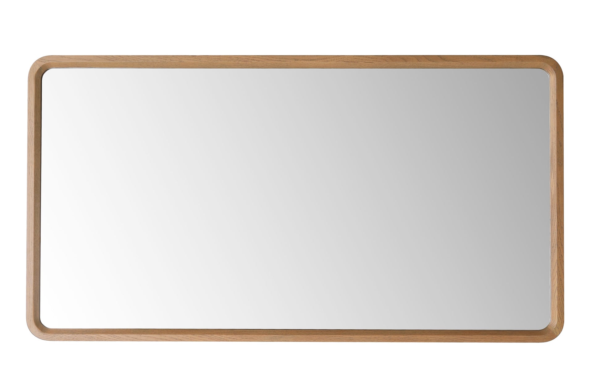 Vela Framed Mirror 55" / Pecan Oak