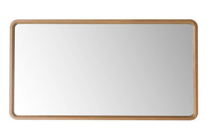 Vela Framed Mirror 55" / Pecan Oak