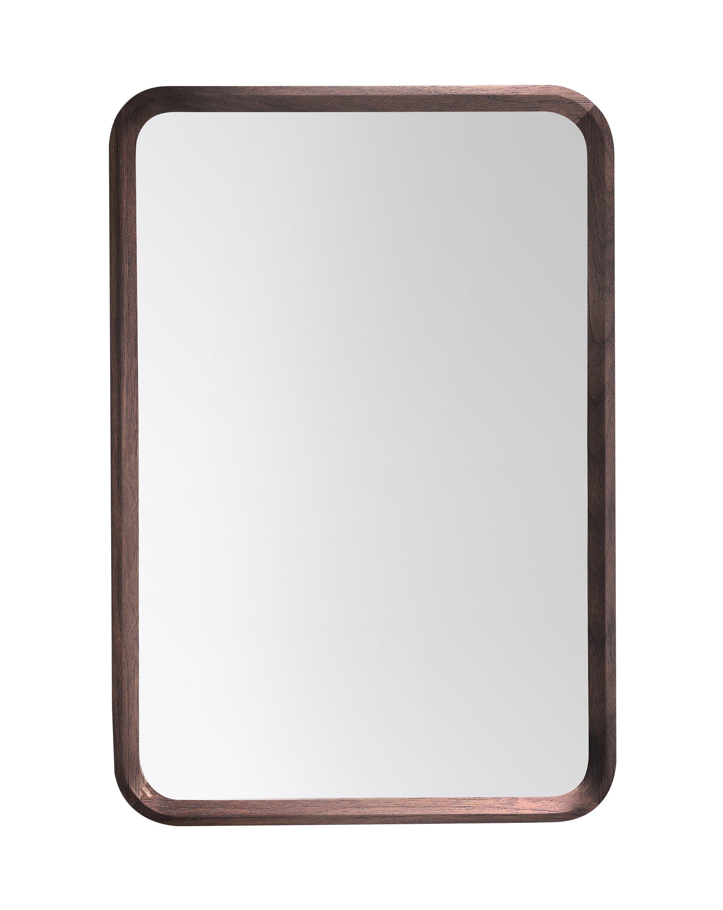 Vela Mirror, Dark Walnut, 24 inch