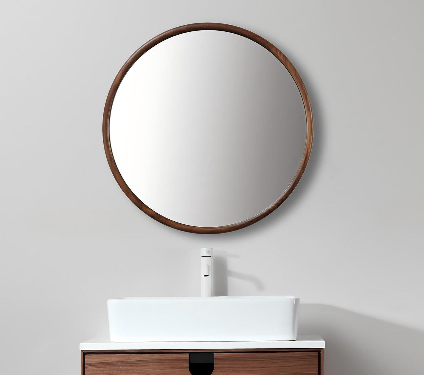 Zen Mirror 30" / Walnut / Non-LED