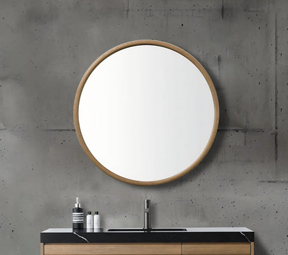 Zen Mirror 36" / Pecan Oak / Non-LED