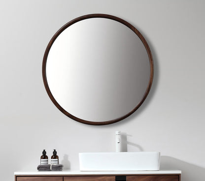 Zen Mirror 36" / Walnut / Non-LED