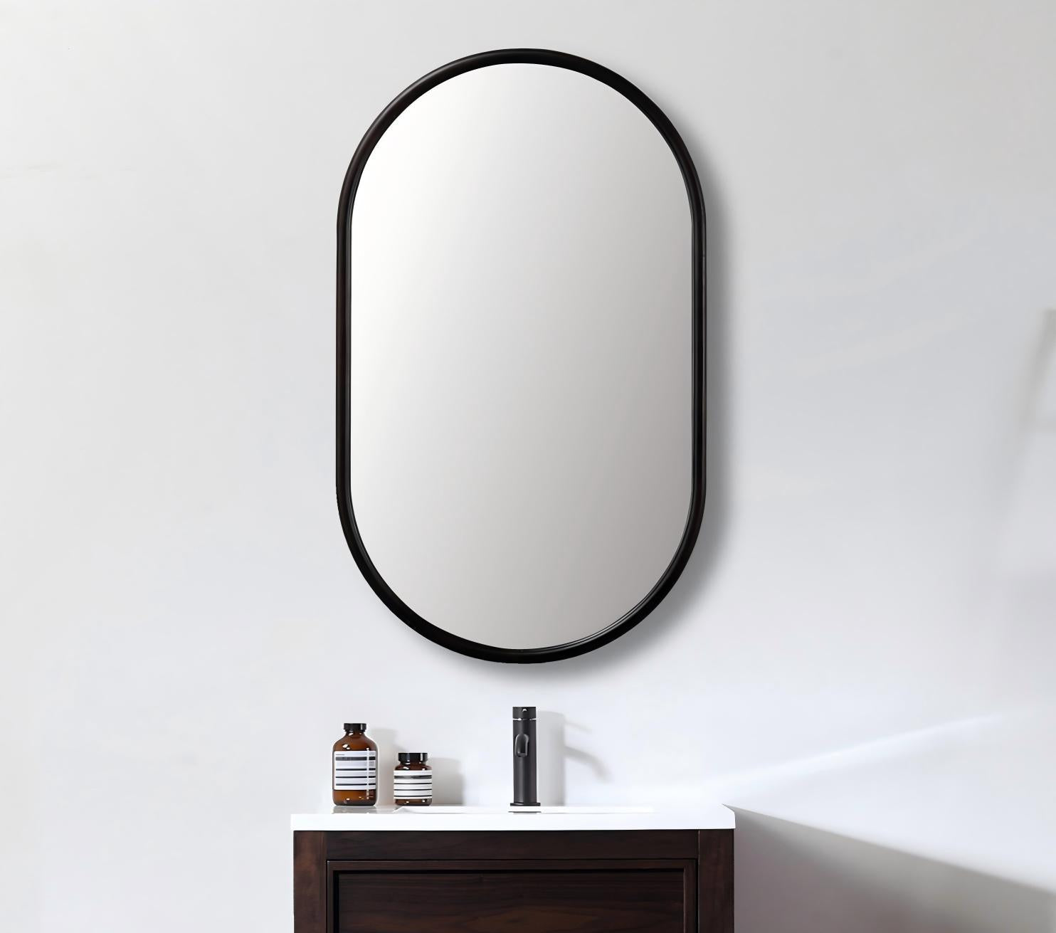 Zen Mirror 24" / Dark Walnut / Non-LED