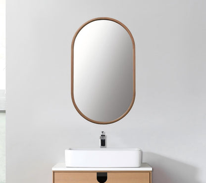 Zen Mirror 24" / Whitewash Oak / Non-LED